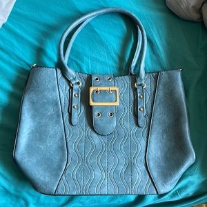 Large Teal Tote Purse